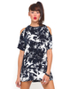 Motel Savannah Cold Shoulder Dress in Jumputan