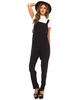 Motel Sherri Pinafore Jumpsuit in Black