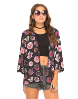 Motel Spell Kimono Jacket in Dried Roses