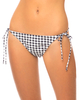 Motel Sugar Tie Bikini Bottom in Gingham