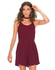 Motel Titu Strappy Playsuit in Wine