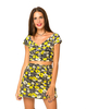 Motel Tyla Crop Top in Aster Yellow
