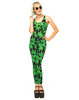 Motel Unitard in Palm Leaf Green