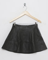 Motel Vintage Leather Circle Skirt 0031 SIZE S