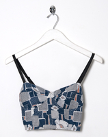 Motel Vintage Minx Cropped Bralet 0093 SIZE S