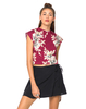 Motel Wrap Mini Skirt Skirt in Black