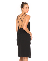 Motel Yanin Slip Dress in Black