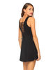 Motel Zelda Strappy Skater Dress in Black