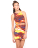 Motel Zena Crop Top in Cosmic Yellow