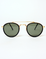 Replay LA Vintage Sunglasses in Black and Gold