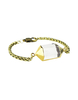 Shop Dixi Clear Talise Quartz Bracelet in Gold and Bronze