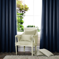 Aves Made to Measure Curtains Indigo