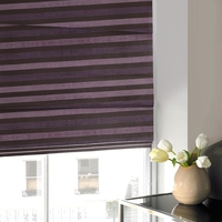 Clara Roman Blind Aubergine