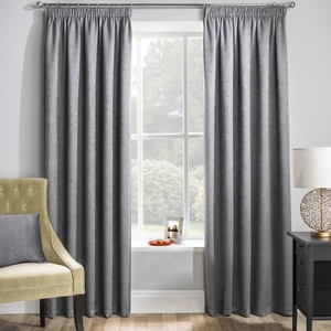 Matrix Ready Made Thermal Blockout Curtains Grey