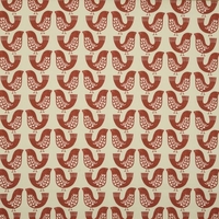 Scandi Bird Roll End 1.1m Scarlet