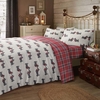 Scottie Dog Brushed Cotton Bedding Set Multicolour
