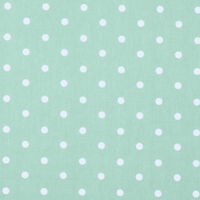 Seafoam Dotty Curtain Fabric