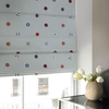 Seaside Blue Spotty Roman Blind
