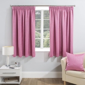 Serenity Ready Made Blockout Curtains Pink