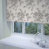 Shadow Rose Trellis Blackout Roller Blind