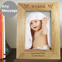 5x7 Grandchild Wooden Photo Frame