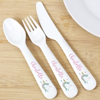 Baby Unicorn Plastic Cutlery