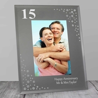 Big Age 6x4 Diamante Glass Photo Frame