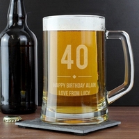 Big Age Glass Pint Stern Tankard