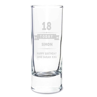 Birthday Star Shot Glass