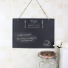 Bistro Hanging Slate Sign