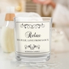Black Swirl Scented Jar Candle