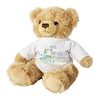 Blue Church Message Bear with T-Shirt