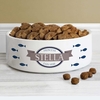 Blue Fish 14cm Medium White Pet Bowl