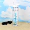 Blue Name Island Water Bottle