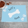 Blue Paw Print Dog Placemat