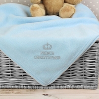 Blue Prince Baby Blanket