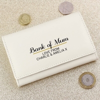 Classic Cream Leather Purse