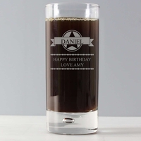 Diamond Hi Ball Bubble Glass
