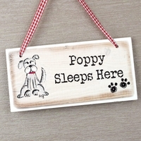 Dog Wooden Sign
