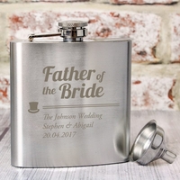 Father of the Bride Hip Flask