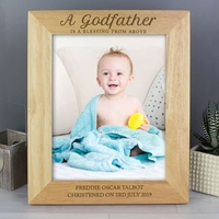 Godfather 10x8 Wooden Photo Frame