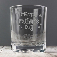 Happy Fathers Day Stars Stern Tumbler