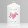 Hearts Candle