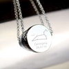 Leo Zodiac Star Sign Silver Tone Necklace (July 23rd - August 22nd)