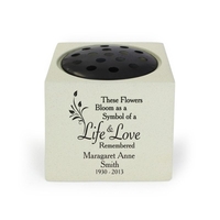 Life & Love Memorial Vase