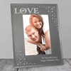 LOVE Diamante 6x4 Glass Photo Frame