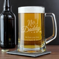 No.1 Daddy Glass Pint Stern Tankard
