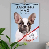 Personalised A4 Barking Mad Calendar