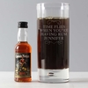 Personalised Any Message Hi Ball & Rum Miniature Set