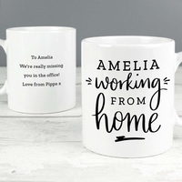 Personalised Working From Home Mug